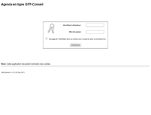 Tablet Screenshot of agenda.gtp-conseil.fr